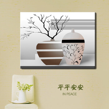 
                                        电表箱装饰画配电箱可推拉遮挡壁画客厅挂画总开关弱电源箱电闸盒 0114 液压 40高x60宽 容纳30高x50宽                