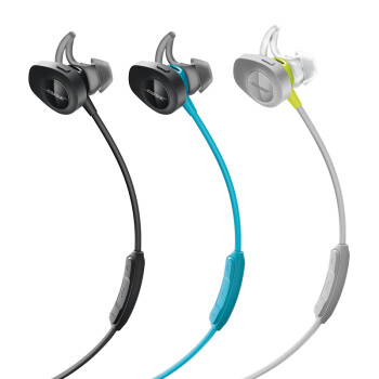 Bose SoundSport wireless无线运动耳机-黑色 蓝牙 防掉落耳塞 手机耳机 入耳式颈挂式耳机