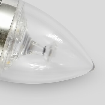 科美家光源4瓦超省电ledE27透明尖泡超节能灯具8016 8016-暖白