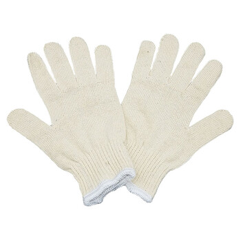 路宁 棉纱手套 劳保手套 耐磨防滑作业工作手套