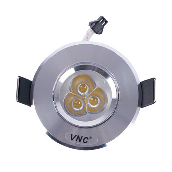 V-POWER LED筒灯3W天花灯全套小开孔 超亮小射灯橱柜灯节能 02B-3 正白光