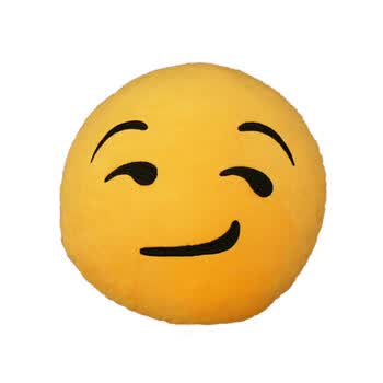 麦狄豪新款创意qq表情emoji毛绒玩具抱枕手捂抱枕腰靠手暖坏笑 32*32*