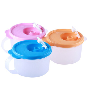 
                                        【京东超市】特百惠（Tupperware）微波炉便携防漏汤碗饭盒 单个装460ml 颜色随机                