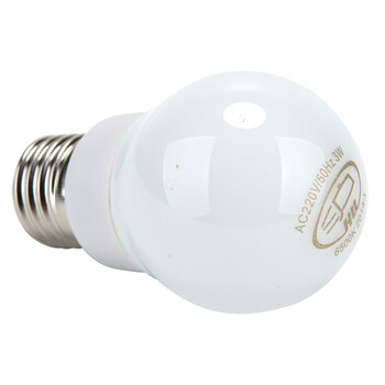 沪字牌led灯泡e27灯泡螺口节能灯灯具E27大口LED球泡 3W E27 白光