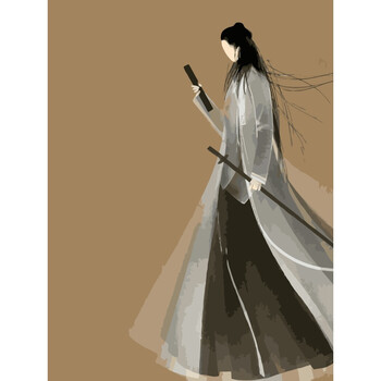 数字油画diy油彩画手绘大话西游填色新儿童卡通动漫