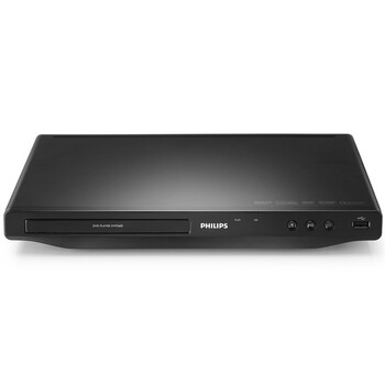 
                                        飞利浦（PHILIPS）DVP3600/93 DVD播放机 CD播放器 VCD播放器 音箱 音响 影碟机 USB CD转USB闪存强纠错 黑色                