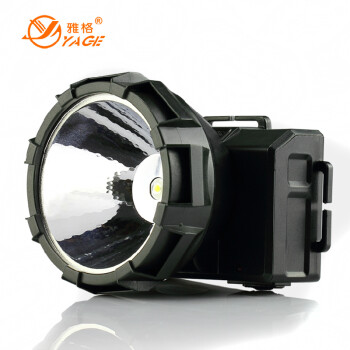 雅格 充电式头灯 大功率调光 LED 探照灯 YG-3575