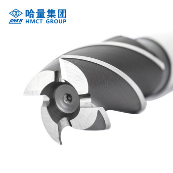哈量连环锥柄立铣刀22mm粗齿 高速钢锥立铣刀