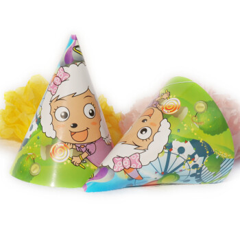 孩派/生日派对用品/生日聚会用品/派对帽子/喜羊羊生日帽/1个