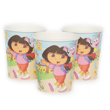 
                                        孩派/生日派对/派对用品/聚会用品/Dora多拉主题杯/6个                