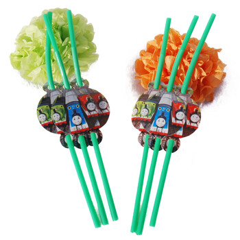 
                                        生日用品/生日礼品/派对用品/生日派对/Thomas托马斯吸管6个                