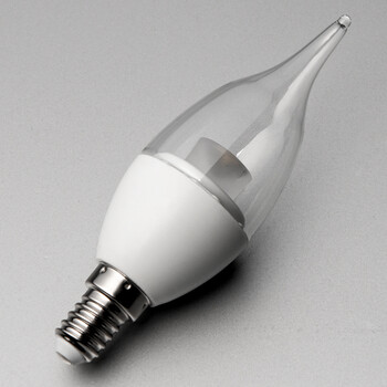 立莱leelite led拉尾灯泡 e14小螺口LED蜡烛球泡节能灯具 1支装 4W