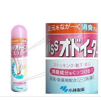 小林日化 足舒爽清新爽足喷雾150ml 空气清新剂 祛除脚气脚臭干爽除异味 去脚气