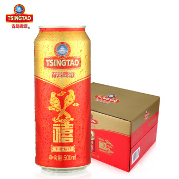 青岛啤酒（TsingTao） 青岛啤酒千禧临门10度 500ml*12听 1箱装