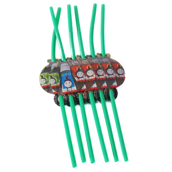 
                                        生日用品/生日礼品/派对用品/生日派对/Thomas托马斯吸管6个                