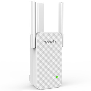 Tenda腾达三天线WiFi信号放大器Wi-Fi网络增强无线扩展器 中继器 信号增强扩大器 路由器穿墙伴侣A12 