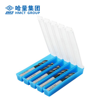 哈量连环直柄立铣刀8mm(100支装) 高速钢直立铣刀