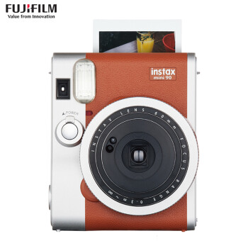 富士(fujifilm)instax 一次成像相机  mini90相机 银棕