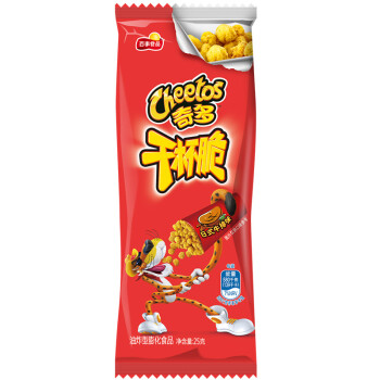 奇多（Cheetos）零食 休闲食品  干杯脆粟米粒日式牛排味25g 新旧包装随机发货
