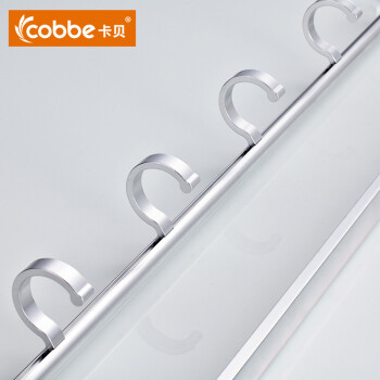 
                                        卡贝（Cobbe）太空铝浴室转角置物架壁挂卫生间三角篮 长方形●￥269                