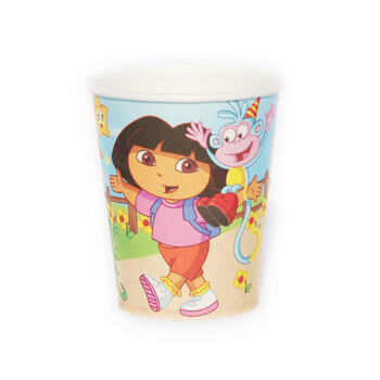 
                                        孩派/生日派对/派对用品/聚会用品/Dora多拉主题杯/6个                