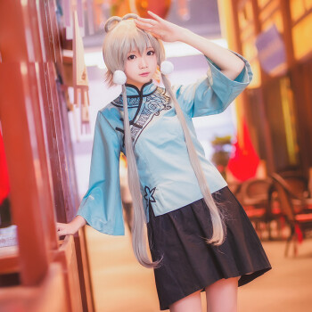 洛天依芝麻糊古装cos服女cosplay服装vocaloid/v家 套餐一 l