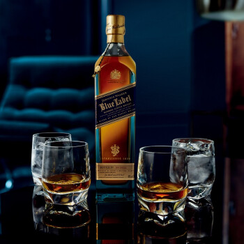 尊尼获加(johnnie walker)洋酒 蓝方 蓝牌 苏格兰进口 威士忌750ml