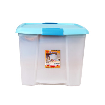 
                                                            爱丽思IRIS 50L大号塑料收纳箱衣物杂物箱储物整理箱储物箱收纳盒TB-54D三个装 橙色 400*550*320mm                