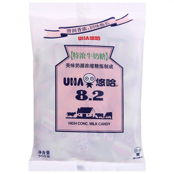 悠哈UHA 国产经典糖果零食 婚庆喜糖 特浓牛奶糖果 300g