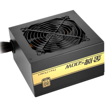 先马（SAMA）金牌500W 额定功率500W 台式电脑主机箱电源 80PLUS金牌/主动PFC/全电压/LLC谐振电路/固态电容