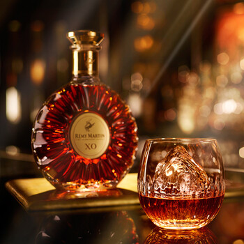人头马（Remy Martin）洋酒 XO优质香槟区干邑白兰地 350ml 