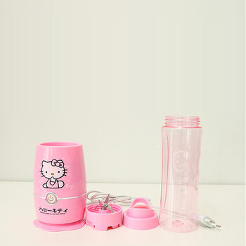 圣诞节礼物Hello Kitty猫小型迷你榨汁机多功能家用水果汁机婴儿电 粉色