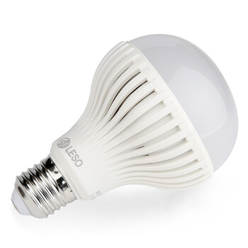 雷烁照明LESO LED灯泡金狮E27大螺口led灯泡球泡灯 白色 10W 白光