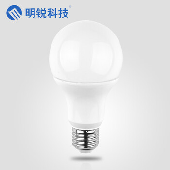 
                                        明锐LED灯泡14W E27大螺口接口球泡灯照明光源 正白光6000K                