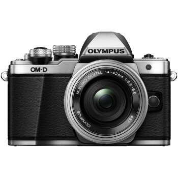 奥林巴斯（OLYMPUS）E-M10 MarkII-1442-EZ 银色 EM10II微单电/数码相机 五轴防抖 单镜头套装