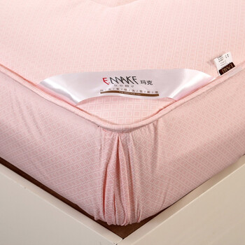 玛克家纺 床品 夹棉床垫-床笠式 粉色180*200cm