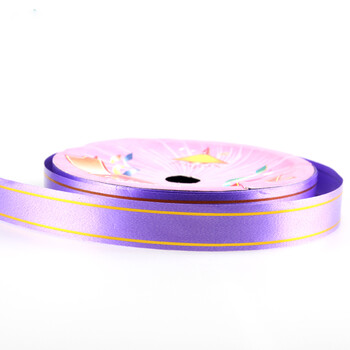 
                                        仕彩 金边丝带扎带加宽婚庆用品气球配件缎带彩带生日场景布置用品 金边彩带 混色                