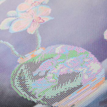 
                                                            ks十字绣专卖客厅新款餐厅欧式小幅3D清新印花布棉线系列花草系列清兰优香 3D印花 12格布 62*62cm 埃及长绒棉线                