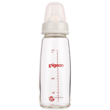 贝亲(Pigeon)标准口径玻璃奶瓶200ml 婴儿奶瓶 S号标准口径奶嘴AA86
