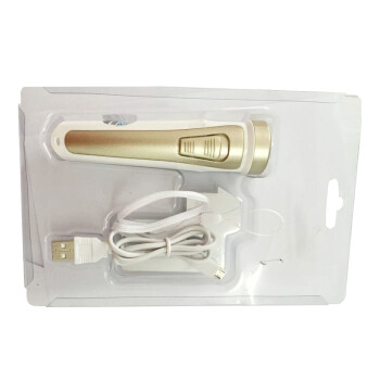 雅格YAGE LED 充电试 两档强光应急手电筒 1W  YG-3829