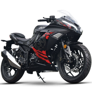 350cc/跑车/双缸/水冷/小忍者 摩托跑车 可上牌 黑色 天使眼 350双缸