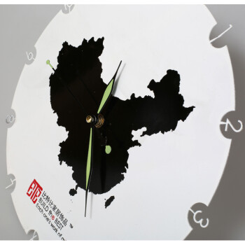 比特比家居饰品 时尚挂钟（中国地图）BGZ011