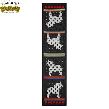 
                                        Ekelund爱蔻莱北欧时尚 瑞典木马 纯棉 欧式桌布桌旗 布艺 米斯特 35*140cm                
