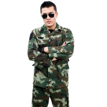 衣仓铺(yicangpu) 武警夏季迷彩作训服2017新式配发消防作战服户外