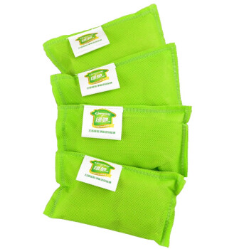 绿驰(Greensky) 纯天然竹炭香樟防蛀宝 家具衣橱柜驱虫防蛀防潮防霉除味去除甲醛净味剂 50g*4包