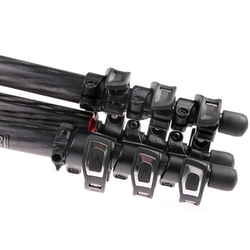 曼富图（Manfrotto）三脚架 MT055CXPRO4 新055系列 碳纤维四节三脚架中轴可横置稳定旅行微单单反 承重20kg