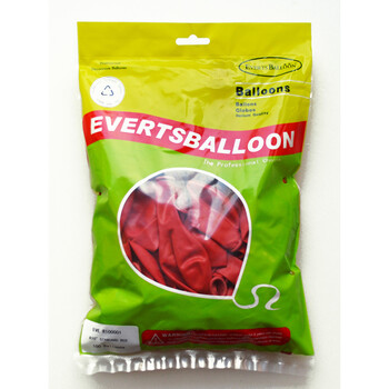 
                                        EVERTSBALLOON/维曼进口圆形气球 节日派对生日结婚商场布置装饰水晶红10英寸* 10个 水晶深红                