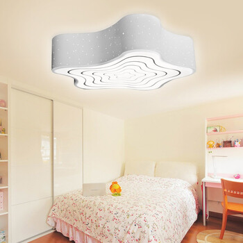 
                                        首度 LED吸顶灯 现代简约灯具客厅灯卧室灯 岁月 34*34cm白光 DD2703                