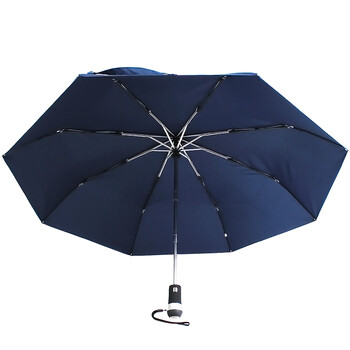
                                        伞伞发光雨伞 夜间安全LED灯伞 全自动自开自收折叠雨伞防紫外线遮阳晴雨伞商务男女通用                