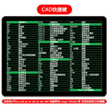 鼠标垫加厚办公ps ppt excel cad常用快捷键方形鼠标垫键盘垫桌垫 cad